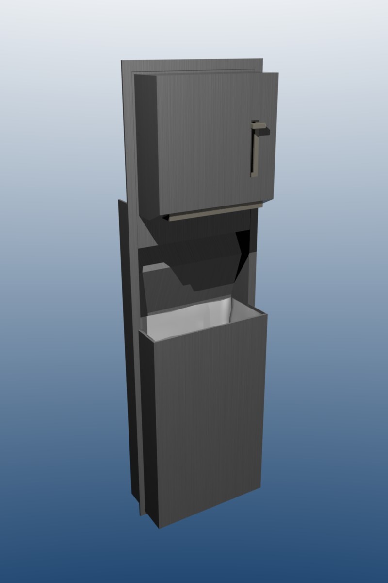 Trash And Paper Towel Holder preview image 1